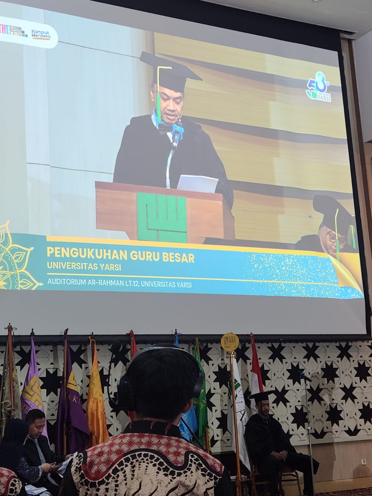 Pengurus DPN dan DPD AFEBSI Menghadiri Pengukuhan Guru Besar Penasehat AFEBSI di Universitas YARSI